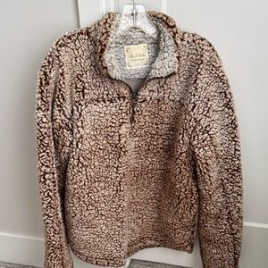 Altar'd State Cream Sherpa Jacket